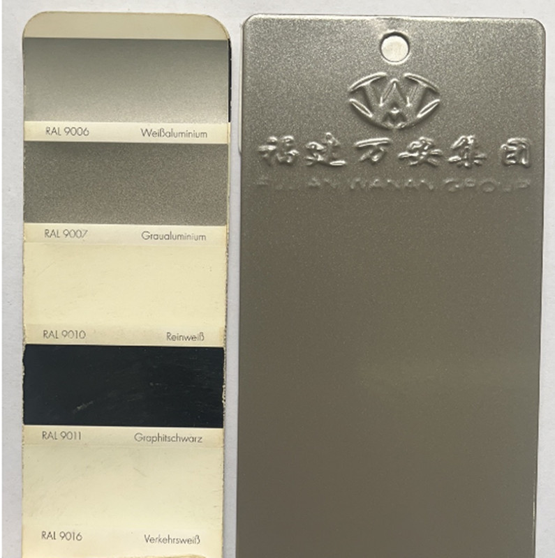RAL9006 metallic powder coating