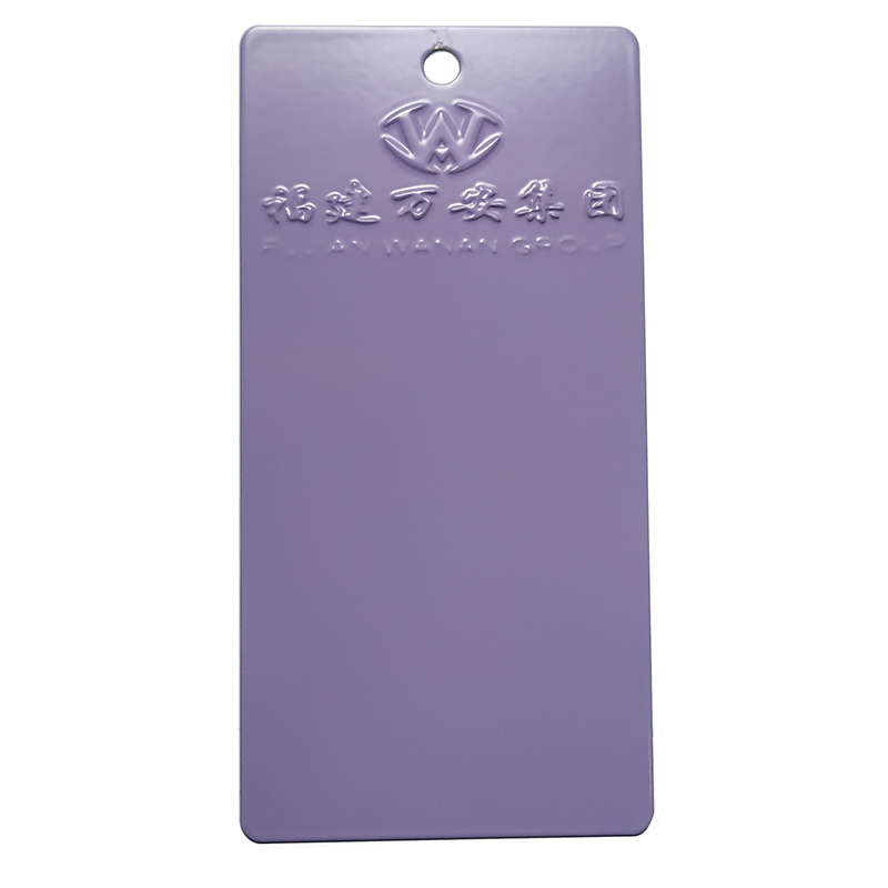 Fujian Wanan Light Violet Purple Color Pantone 271C Smooth Surface Powder Coatings For Metal Coating Paint
