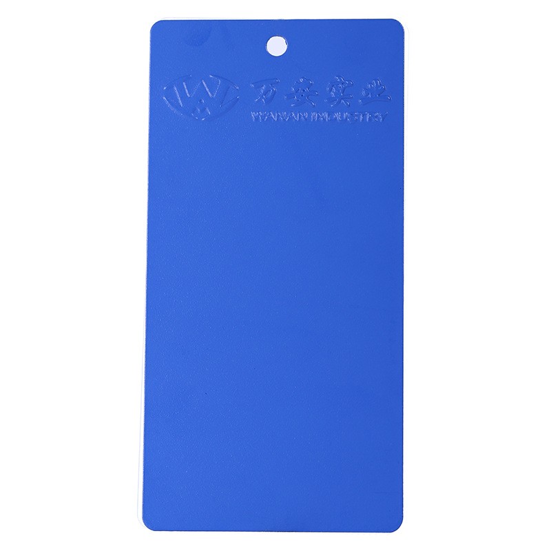 Blue Color Pantone 7684C Sandy Surface Powder Coating Powder