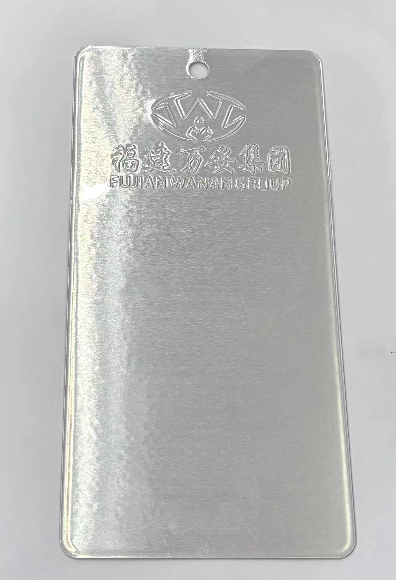 Transparent colorless powder coating for the outdoors