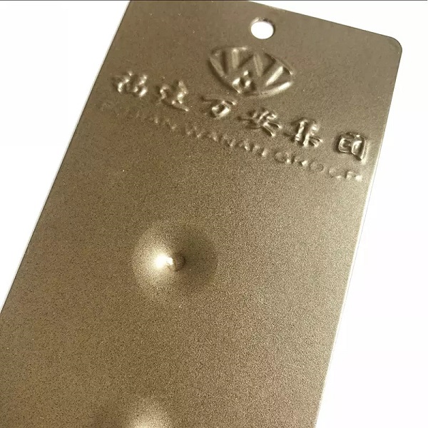 champaign gold powder coating