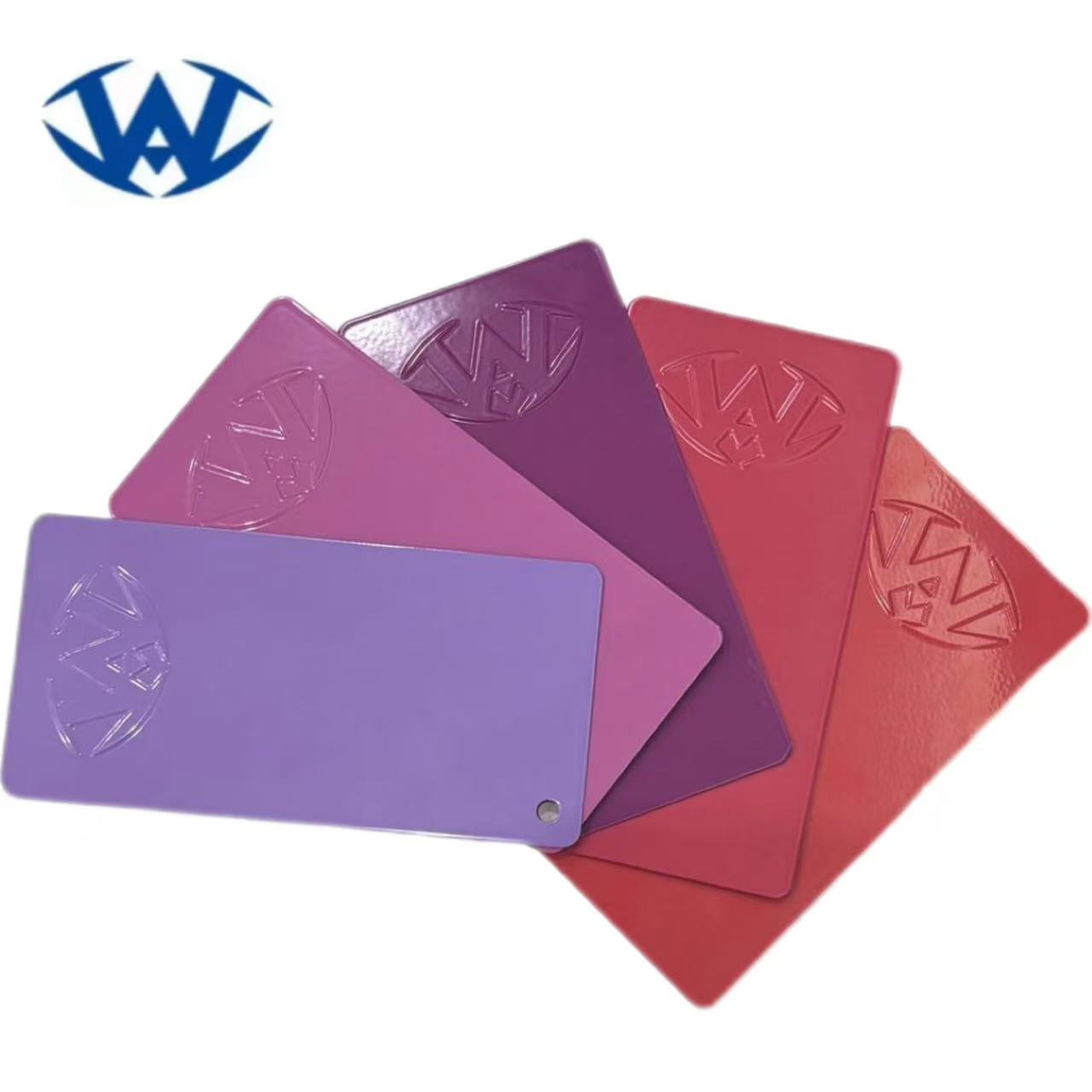 Indoor/outdoor red series powder coatings, electrostatic adsorption coatings