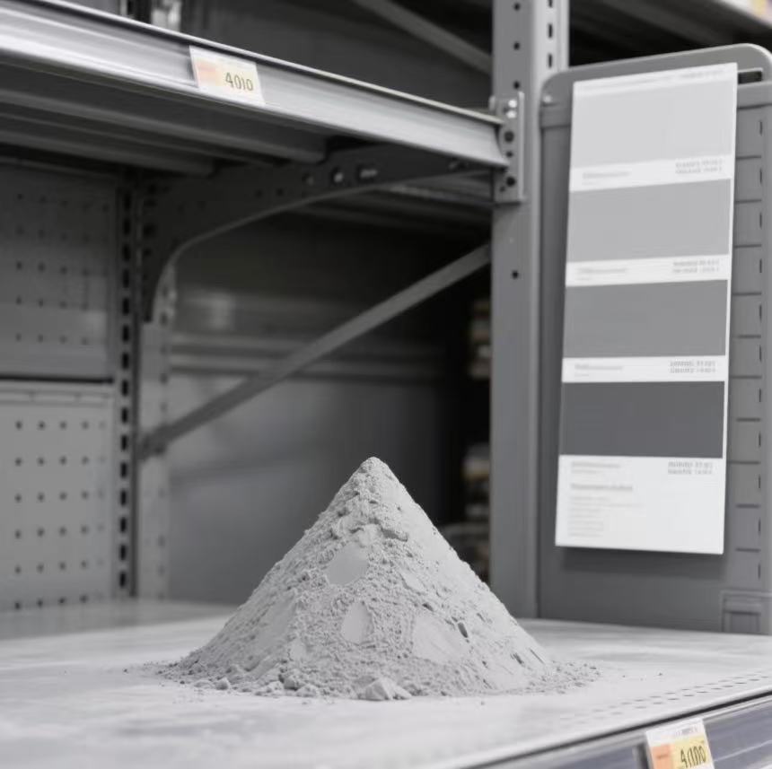 Grey Powder Coating - Suitable for Mid-range Brand Stores, It Can Balance the Overall Atmosphere of the Store