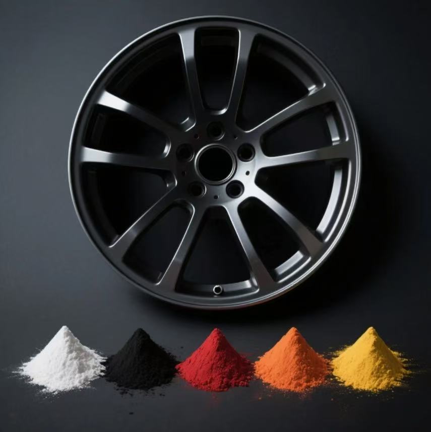 Wheel Powder Coating, a Variety of Colors Gloss Can Be Customized