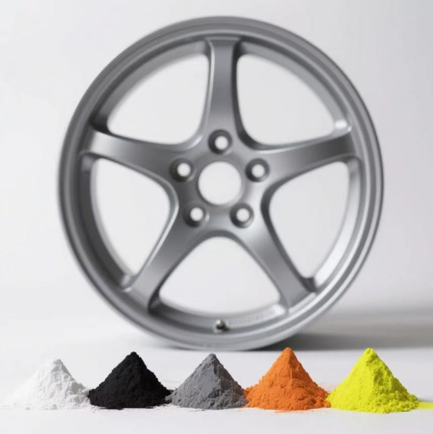 Powder Coating for Wheels, Color and Gloss Can Be Customized