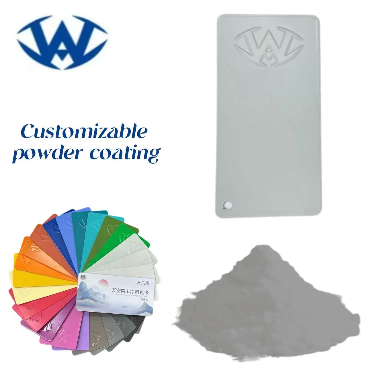 Eco-friendly Gray Matte Powder Coating, Suitable for Home Appliance Shells, Support Custom Color Gloss Texture