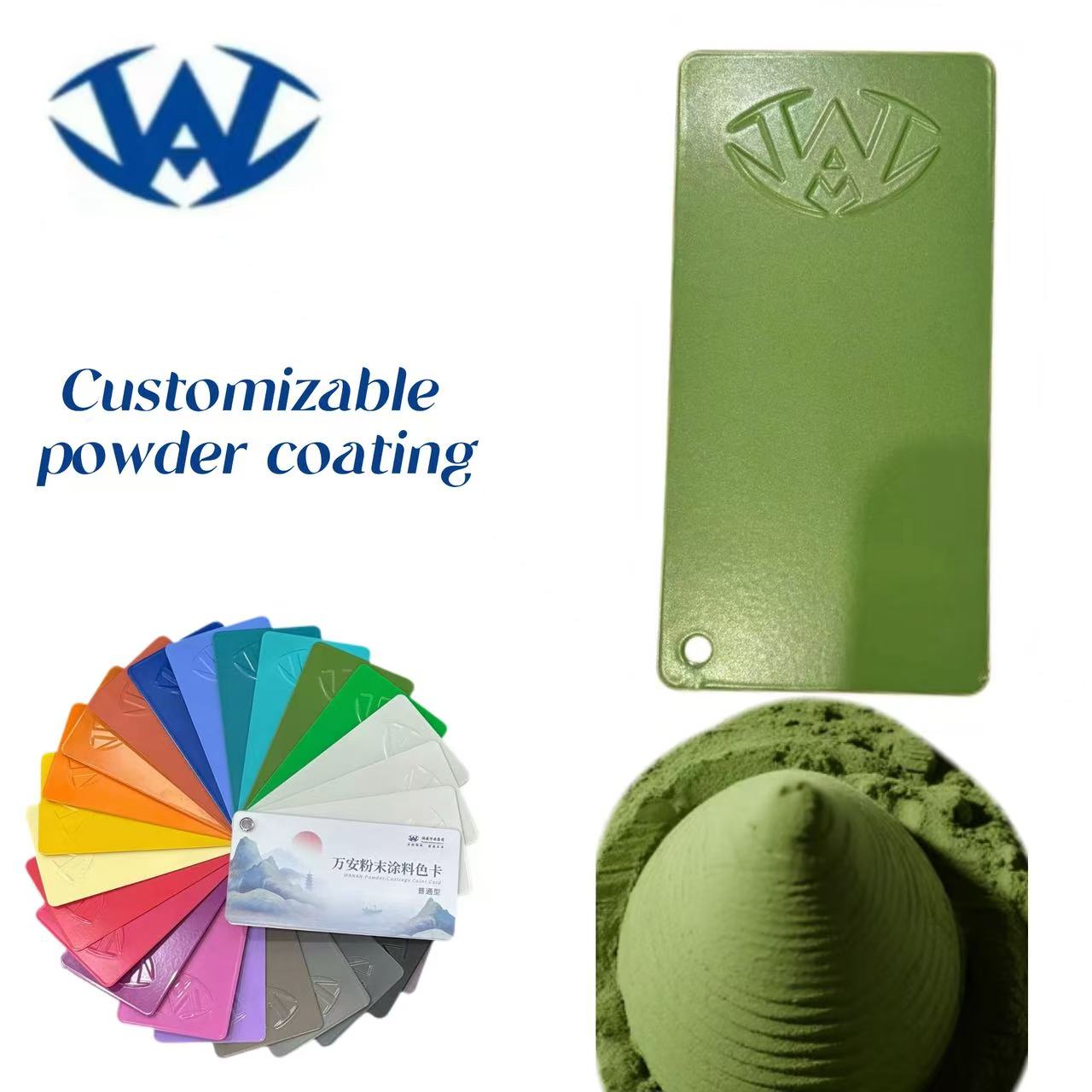 Green Powder Coating for Agricultural Machinery with Custom Color Gloss Textures