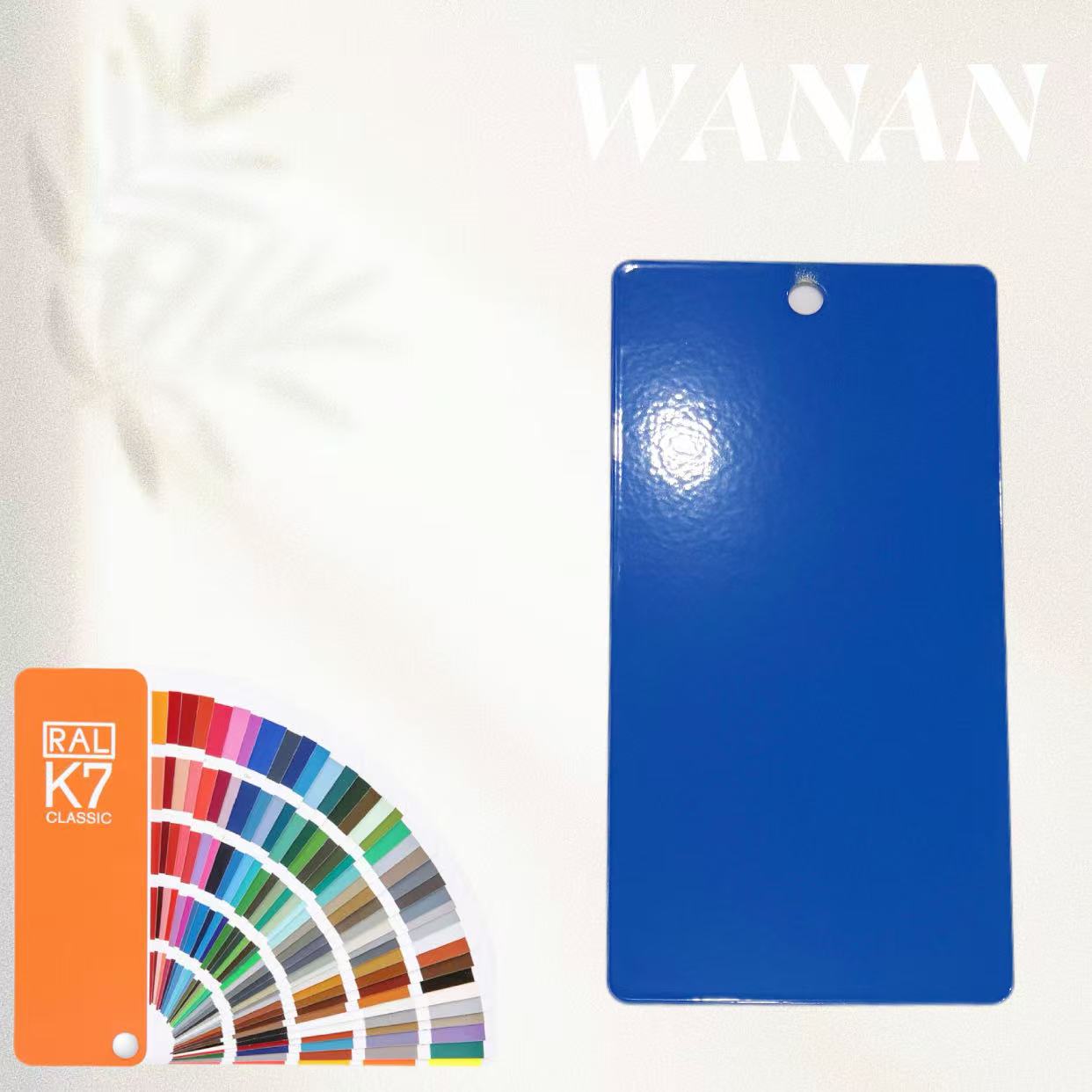 Multi-functional special effect blue powder coating - supports customization of matte/gloss/texture effects