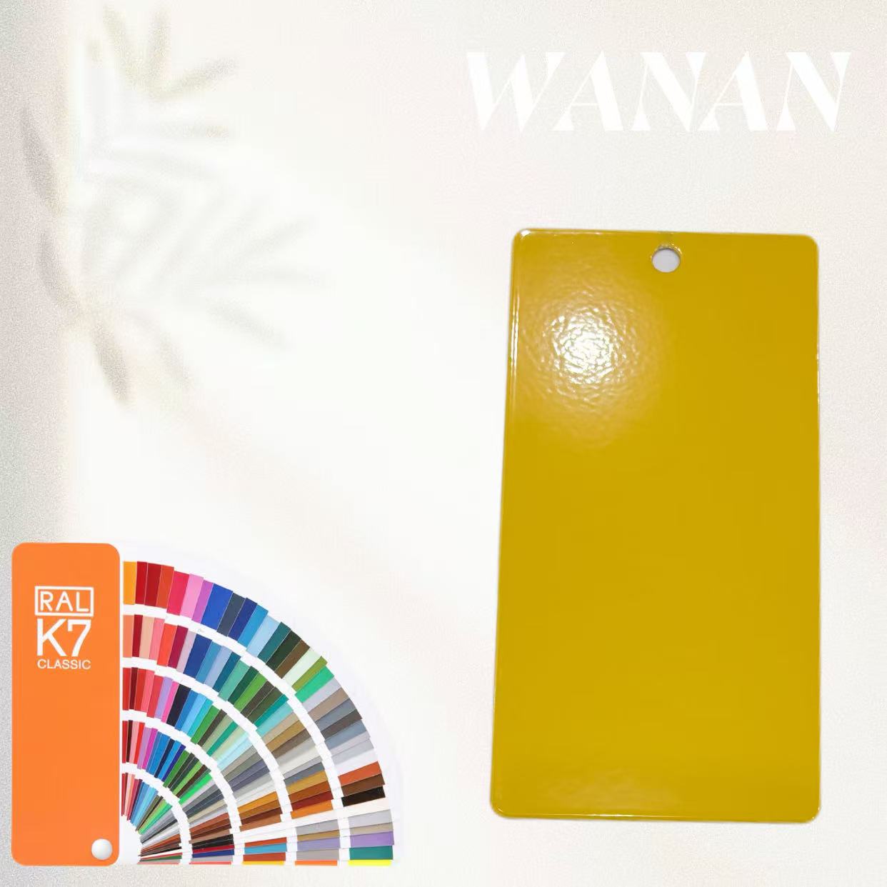 Custom Yellow Powder Coating - Supports Personalized Customization of Color and Gloss