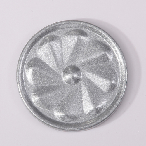 Bound silver-gray metallic powder coating - Fine metallic texture achieves a rich metallic shimmer effect